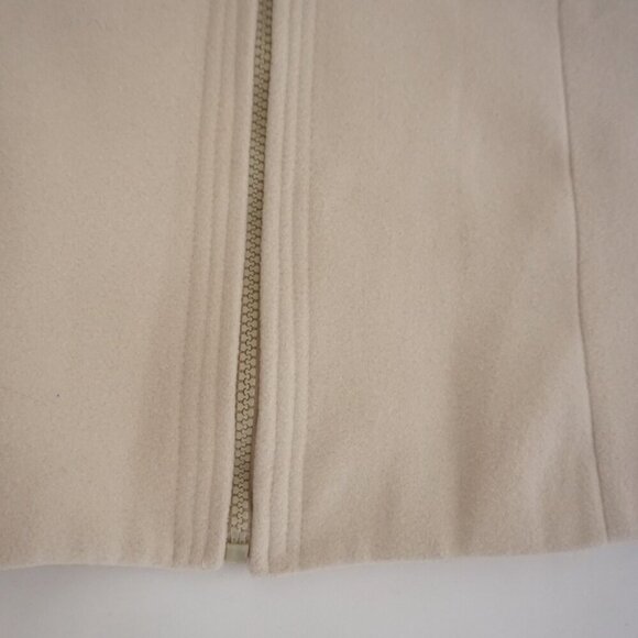 Fendi Moglia Beige Cashmere Fleece Zip Up Lightweight Blazer Jacket XXL - Picture 7 of 12